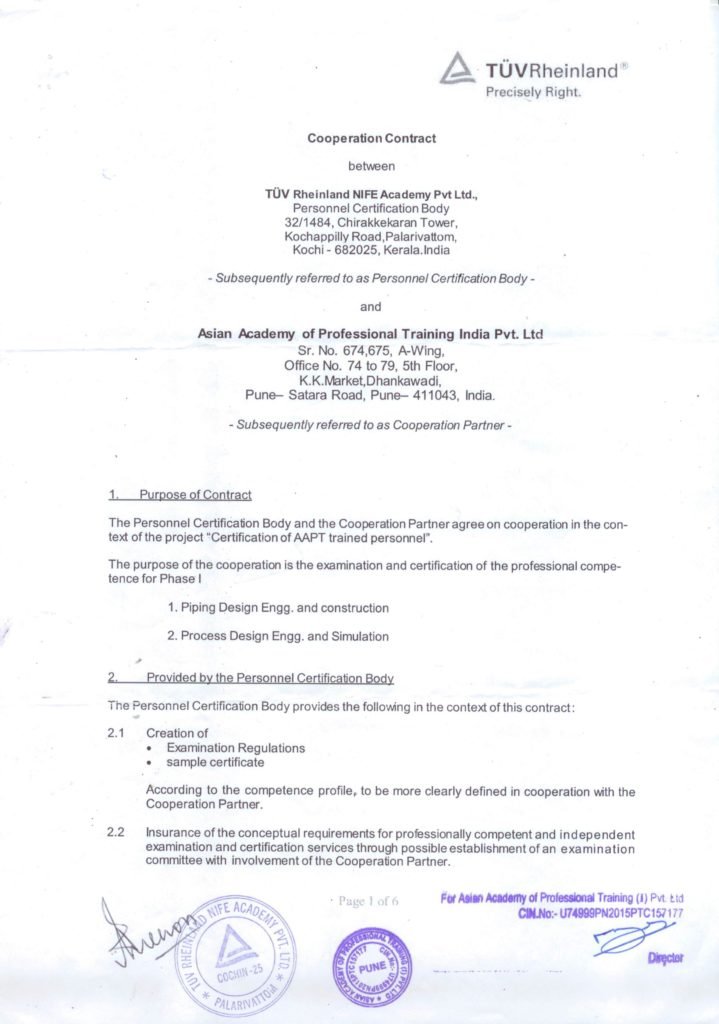 TUV Certificate